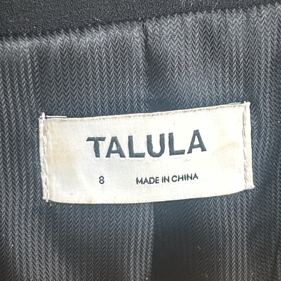 Talula Blazer Tuxedo Style Satin Lapel Black BlazerWomen Size S - Picture 8 of 17